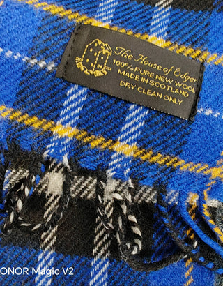SJFC Pure Wool Tartan Scarf