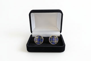 SJFC Tartan Cufflinks