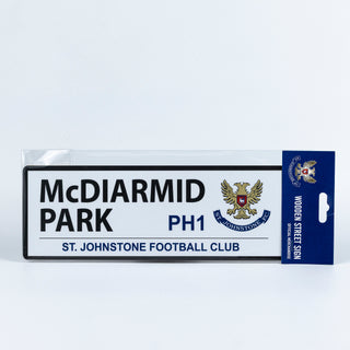 SJFC Wooden Street Sign