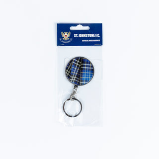 SJFC Tartan Keyring