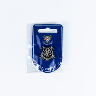 SJFC Silver Crest Pin Badge