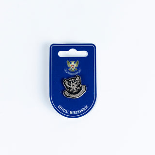 SJFC Silver Crest Pin Badge