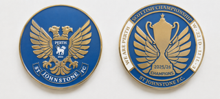 St Johnstone F.C. Scottish Championship Winning Coin