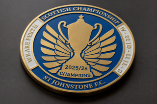 St Johnstone F.C. Scottish Championship Winning Coin